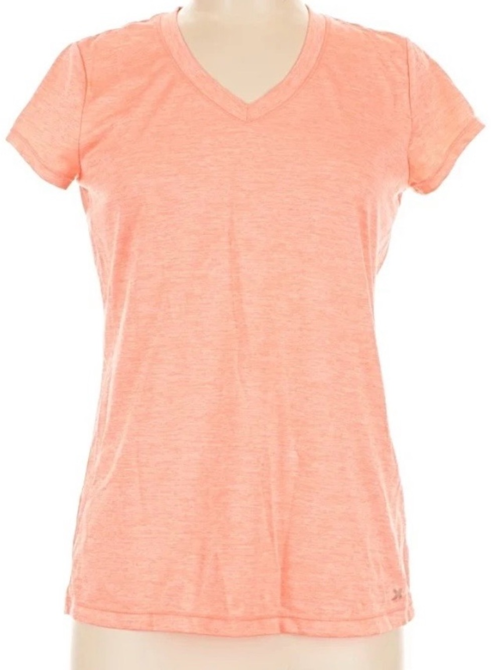 Xersion Peach V-Neck Short Sleeve Tee
